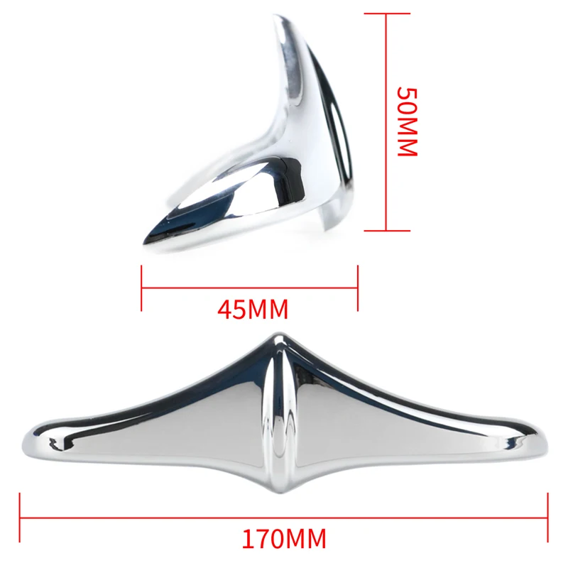 Переднее и заднее крыло мотоцикла хромированный наконечник для Harley Electra Road Glide King