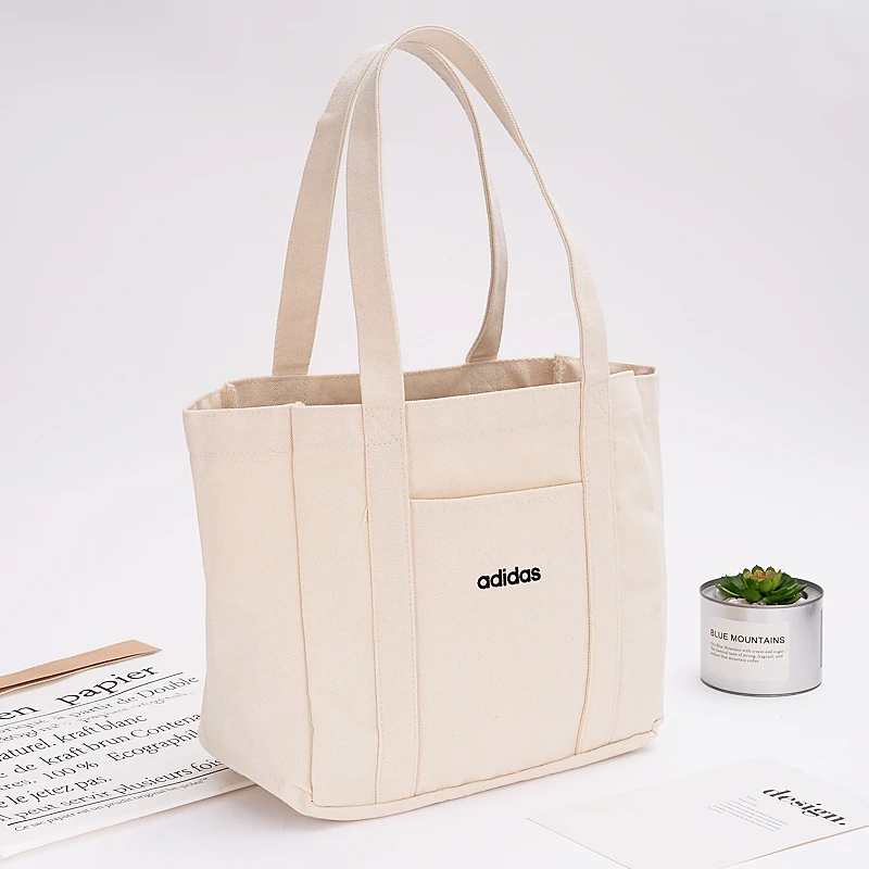 Экологический Холст Tote белые Сумочки Tote сумки многоразовые хлопковые продуктовые сумки высокой емкости для покупок толстые мини-сумки