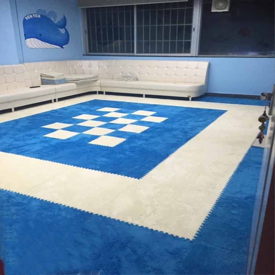 Ворсистый мягкий напольный коврик для гостиной спальни 30 х30 см 1 шт. | Дом и сад