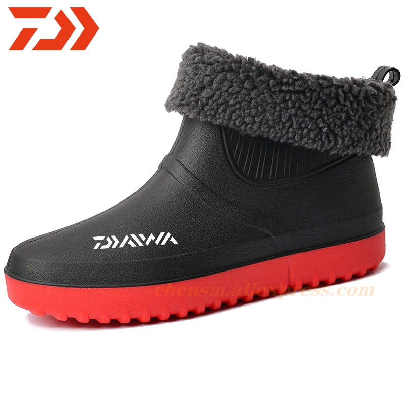 

2021 Daiwa Fishing Shoes Non-slip Outdoor Boot Fishing Warm Boot DAWA Fisherman Water Shoes Rain Boot Fish Flapping Shoes