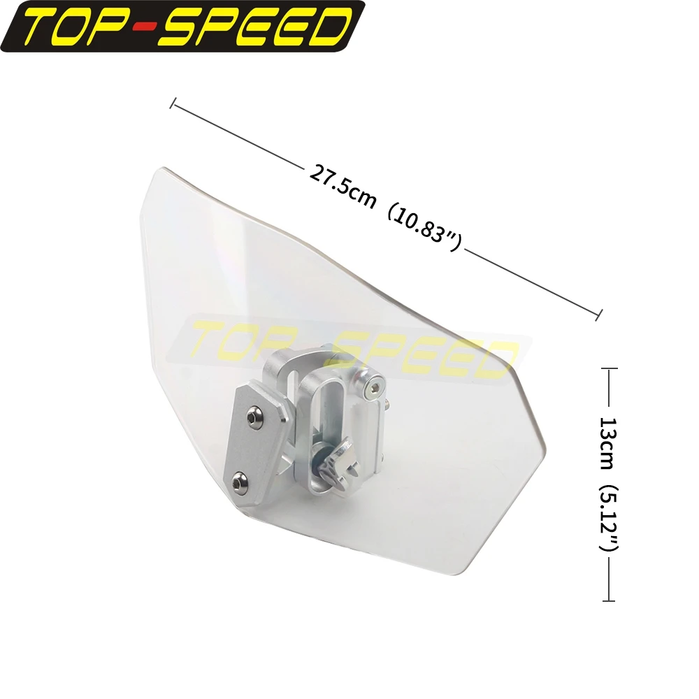 Прозрачный Регулируемый ветровой экран для мотоцикла ветрозащитный Honda CBR600RR VFR800