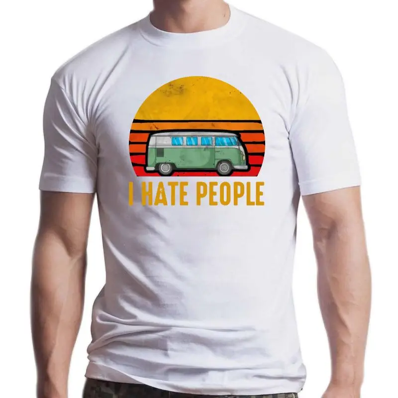 

Новая Винтажная рубашка унисекс для автобусов и кемпинга I Hate People