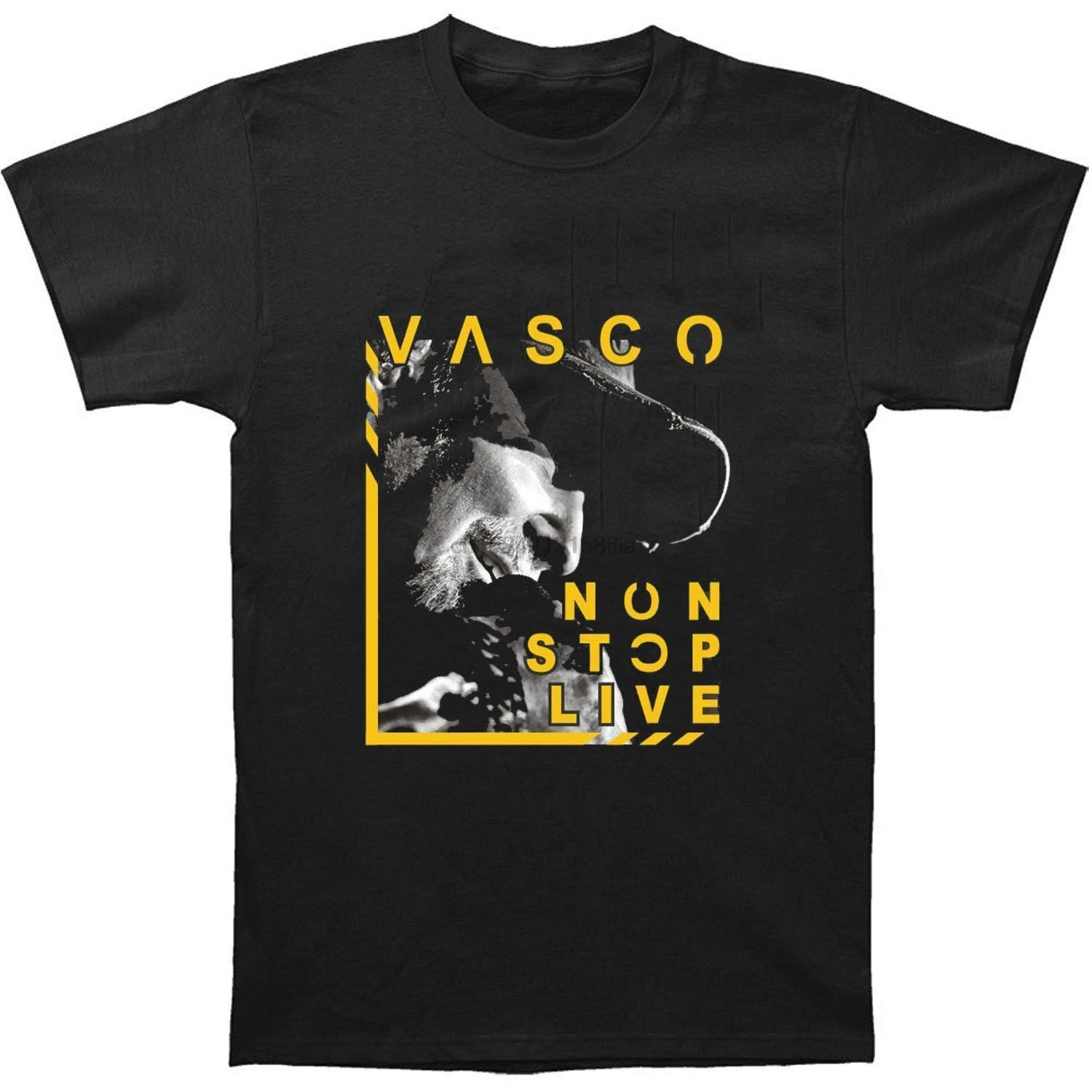 Футболка Uomo Vasco Rossi Тур Олимпийского стадиона в римском стиле нон-стоп билет