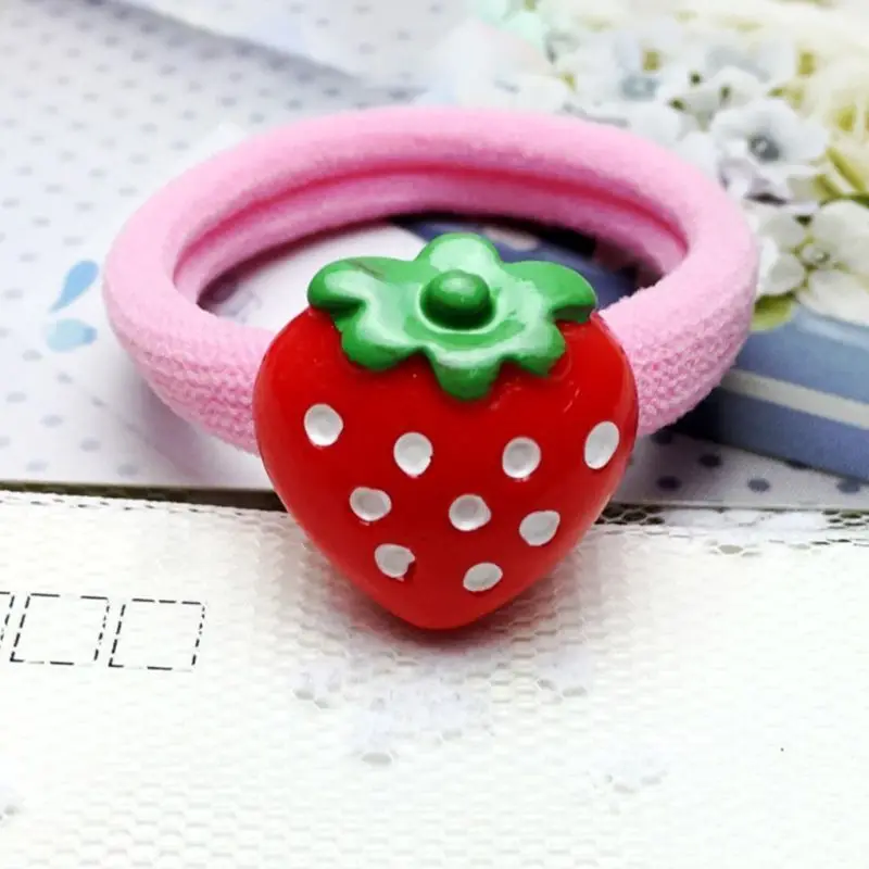 1 шт. 4 см детская цветная эластичная резинка милая акриловая для волос с