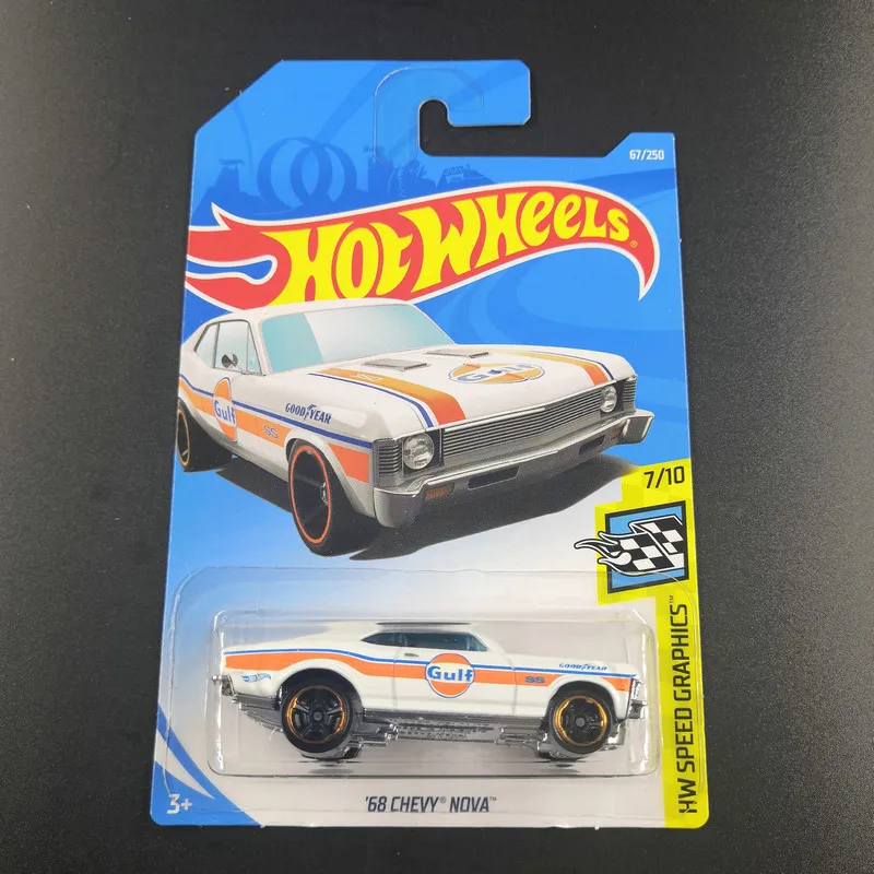 2020-73 Hot Wheels 1:64 Car 68 CHEVY NOVA металлическая литая модель автомобиля детские игрушки
