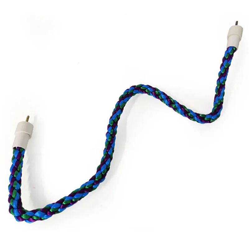 Клетка для птиц игрушка хлопковая веревка жердочка птицы изогнутые клетка окуня