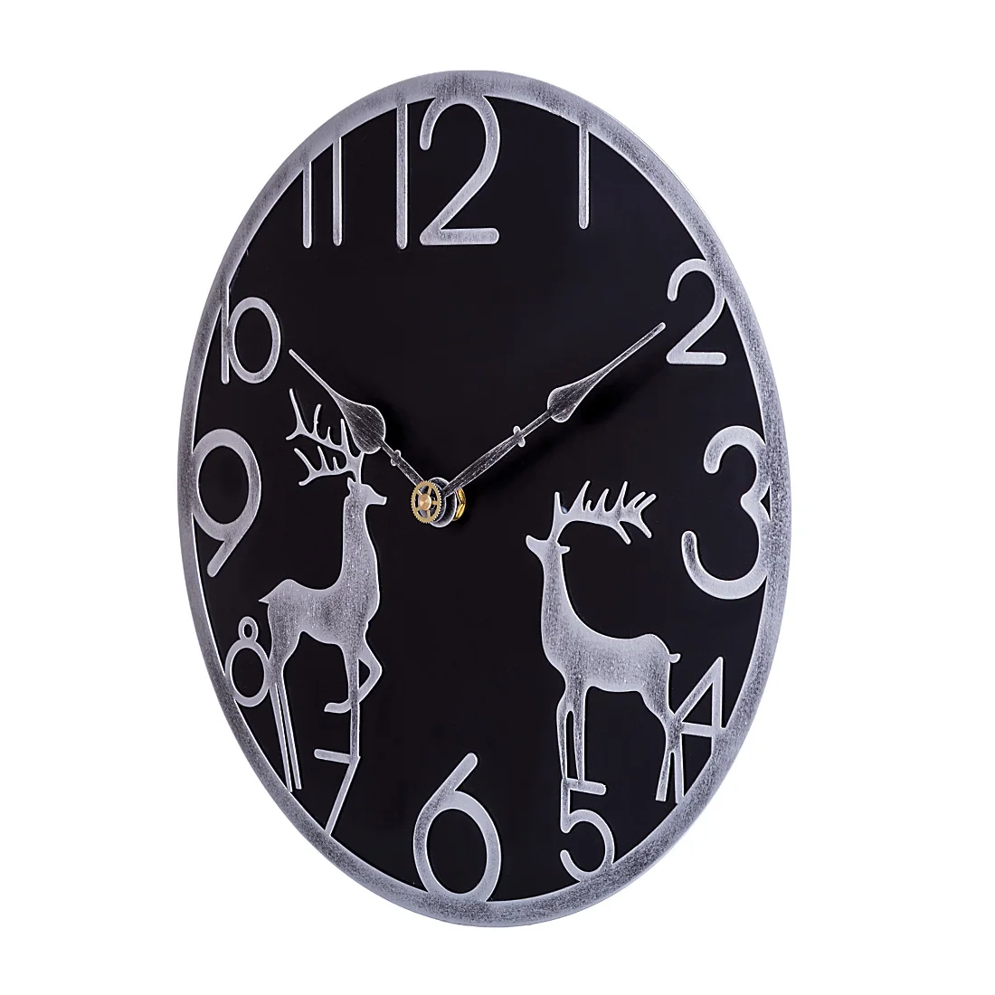 12 дюймов 30 см в скандинавском стиле с изображением лося бесшумные декоративные