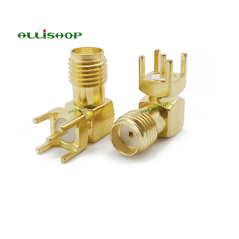 1 шт. гнездовой разъем SMA для монтажа на панели печатной платы под прямым углом RF