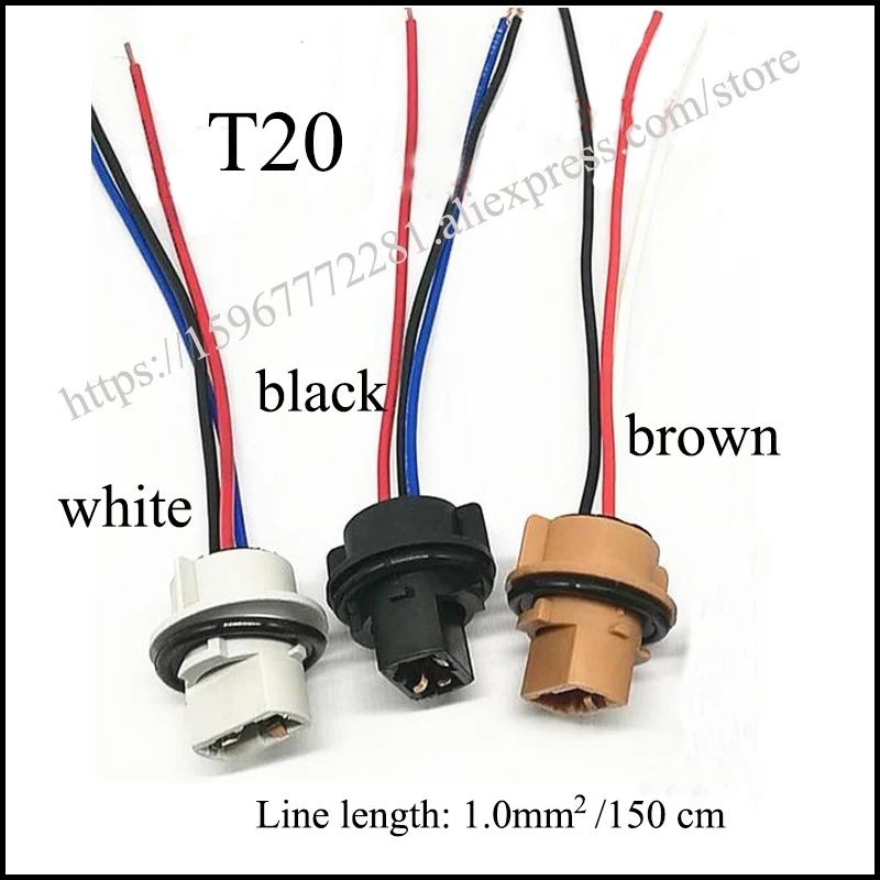 

Автомобиль T13 15 T20 держатель лампы поворотник стоп-светильник инструмент, световой индикатор тормозной соединитель длина линии 150 см/1, 0 мм2