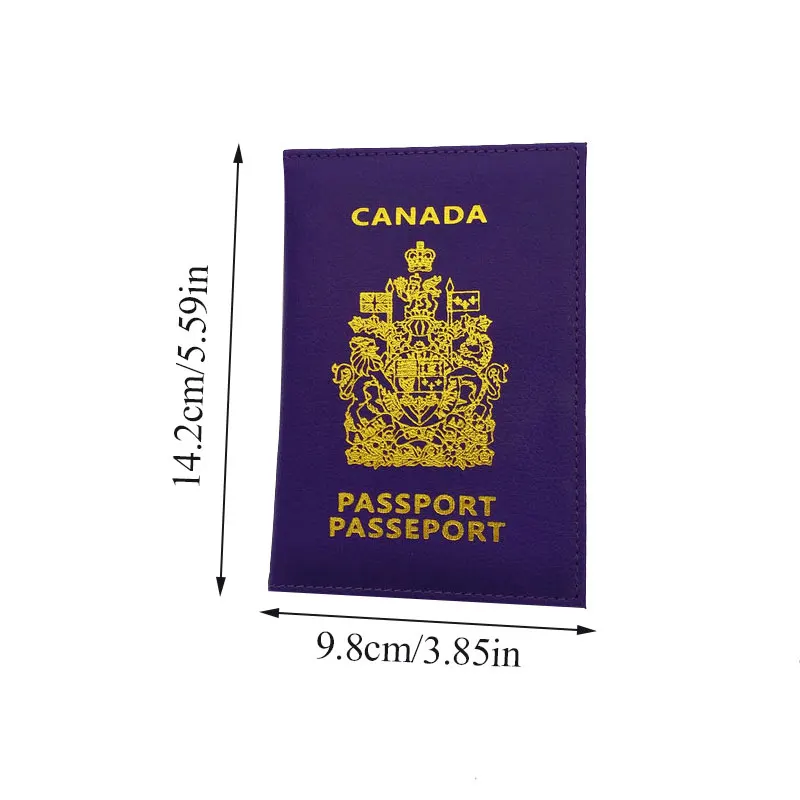 Кошелек для путешествий из канадской кожи недорогой Модный чехол паспорта