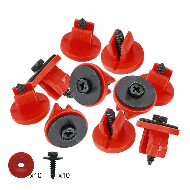 

Durable Clips Bottom Cover FOR Ford Focus Mondeo Plastic Grommets Shield Guard