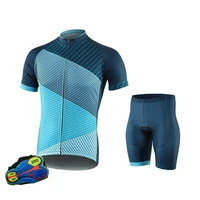 quick drying clothing set padded cycling bib mens tight fitting breathable cycling wear road bike bicycle short sleeve suit