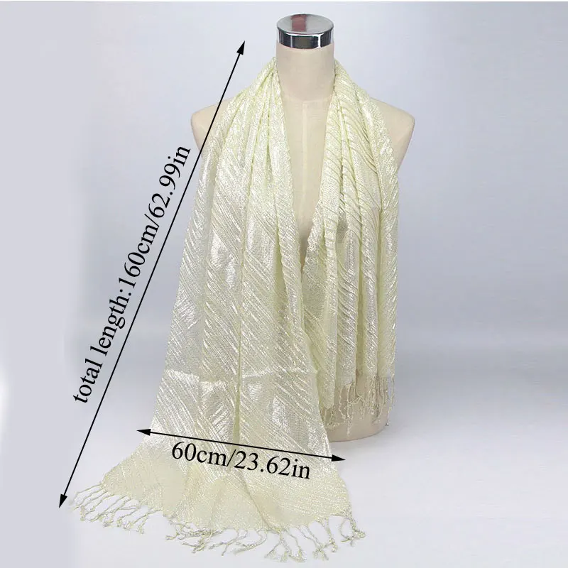 Однотонный модный шарф с бахромой женская мягкая шаль из пашмины защитой от