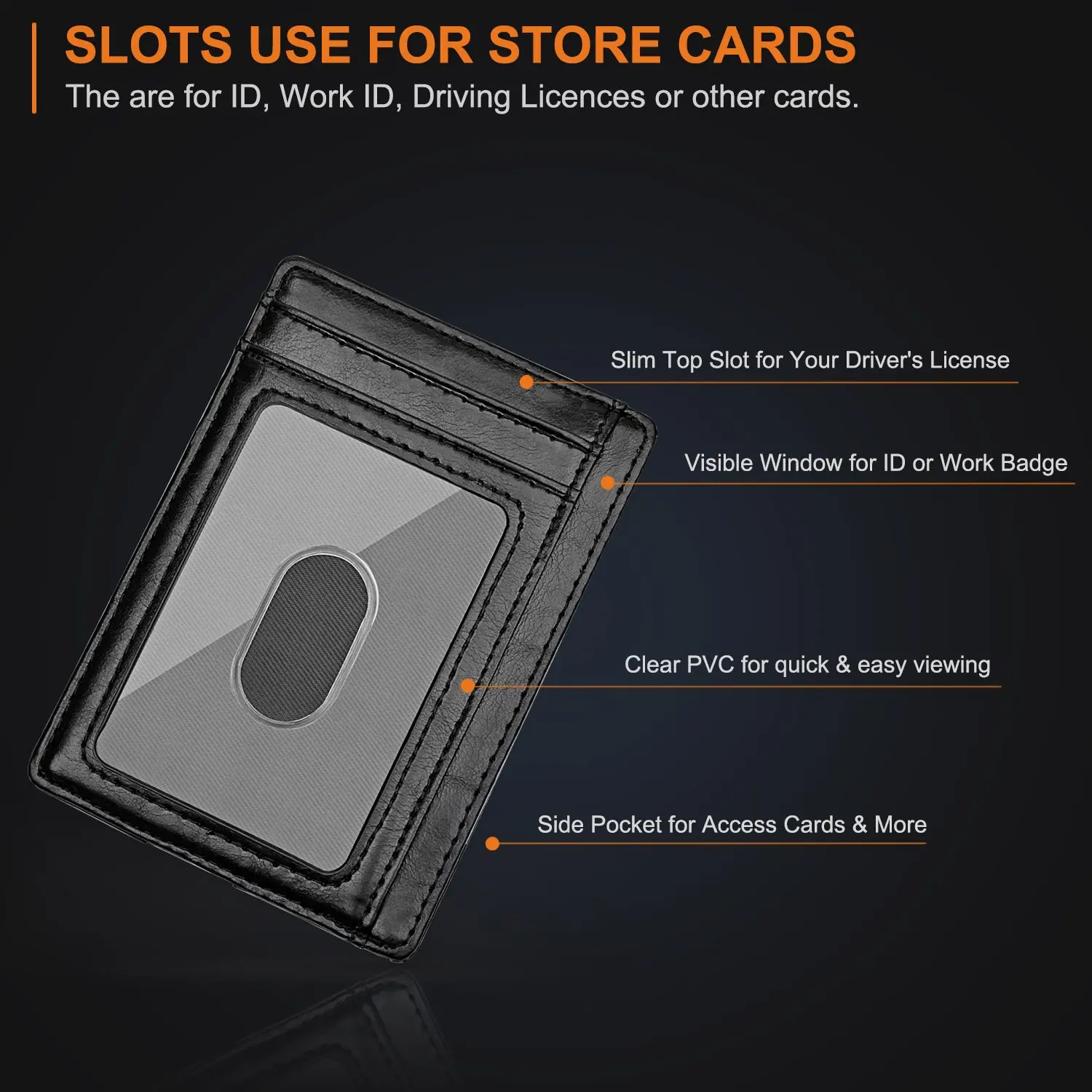

Men Pu Leather Wallet Rfid Blocking Wallet Credit Card Holder Money Clip Id Card Case Protection Purse Metal Wallet Purse
