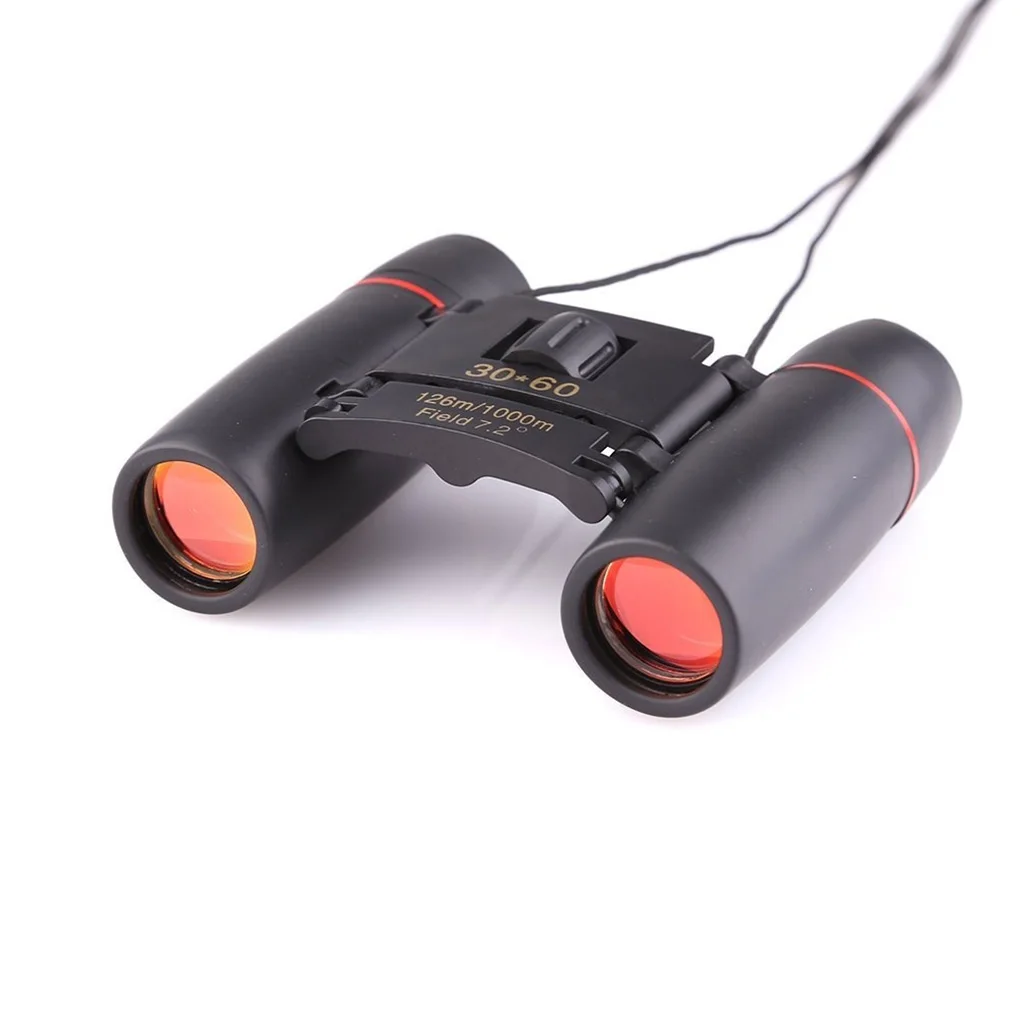 

30x60 folding compact zoom binoculars low light night outdoor binoculars high magnification bird watching travel camping 1000M
