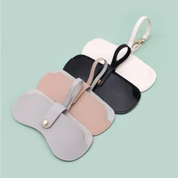 high quality portable pu leather snap glasses case storage case eye ultra thin glasses cover container box glasses unglasse z8y8