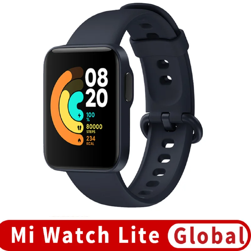 

Подключенные часы Mi watch Lite, Bluetooth 1,4, GPS, монитор сердечного ритма, водонепроницаемость 5 АТМ, 3,5-дюймовый TFT ЖК-дисплей