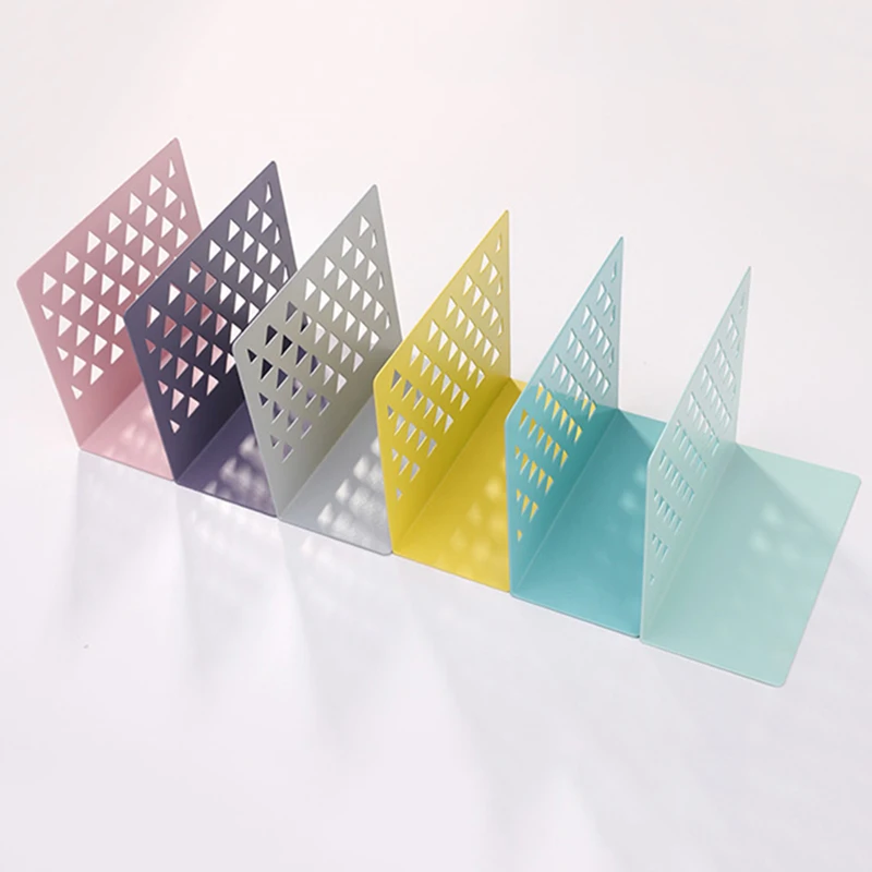 1 шт Металлическая пустотелая книжная Подставка для книг подставка поддерживает