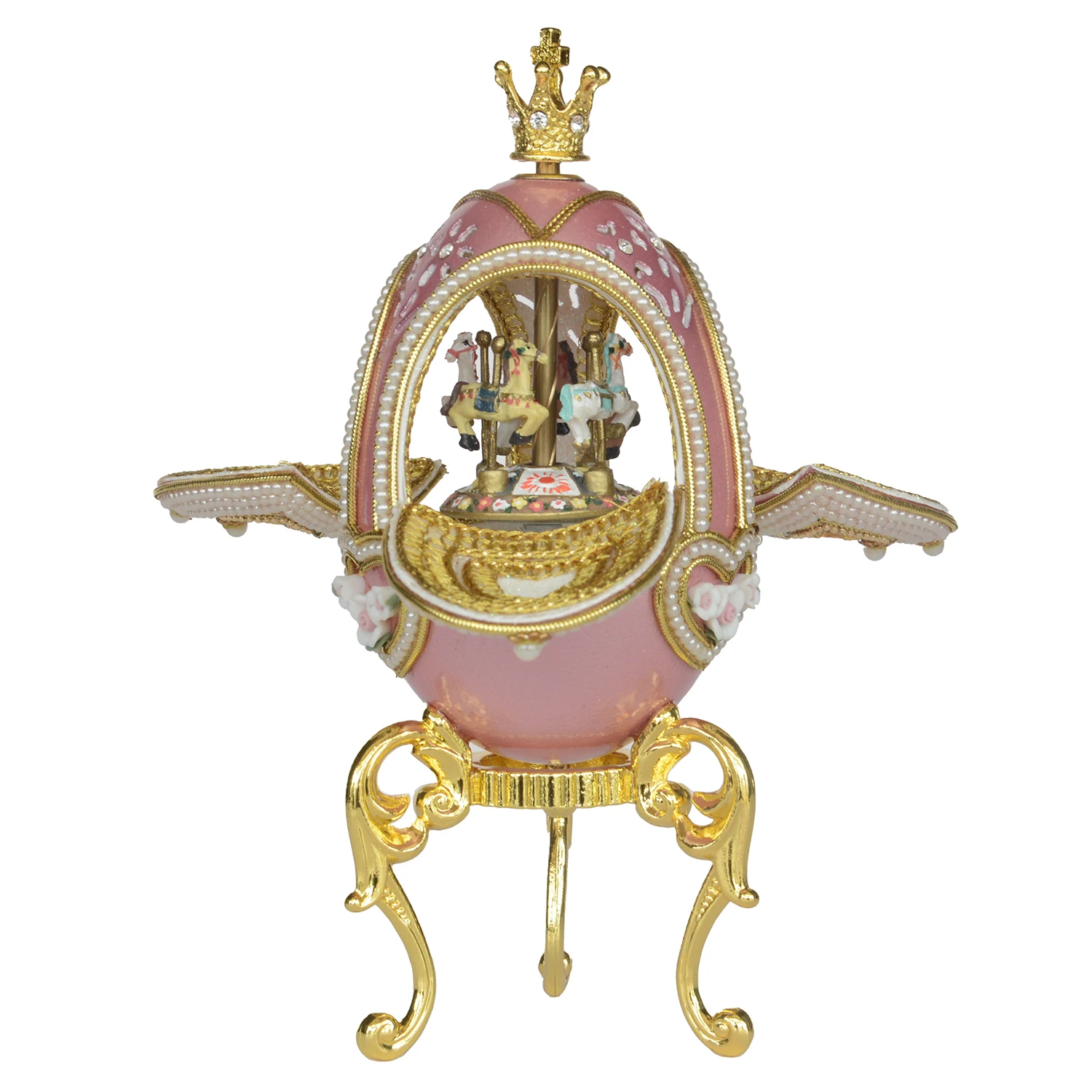 Музыкальная шкатулка в виде яиц элегантное украшение подарок музыканту на