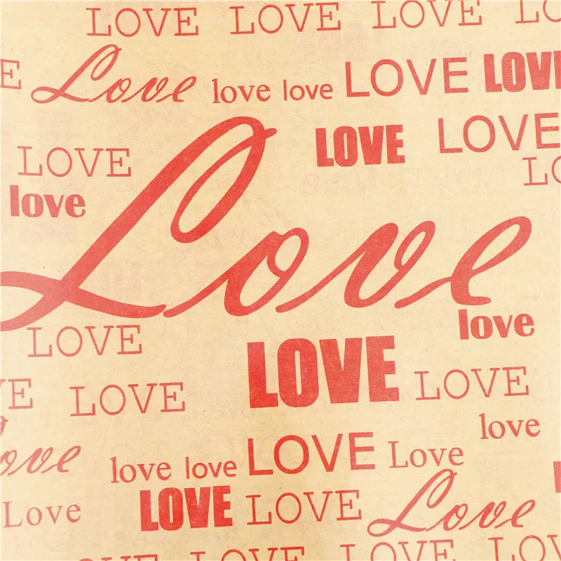 Винтажная английская газета подарок Цветочная обертка двусторонняя для