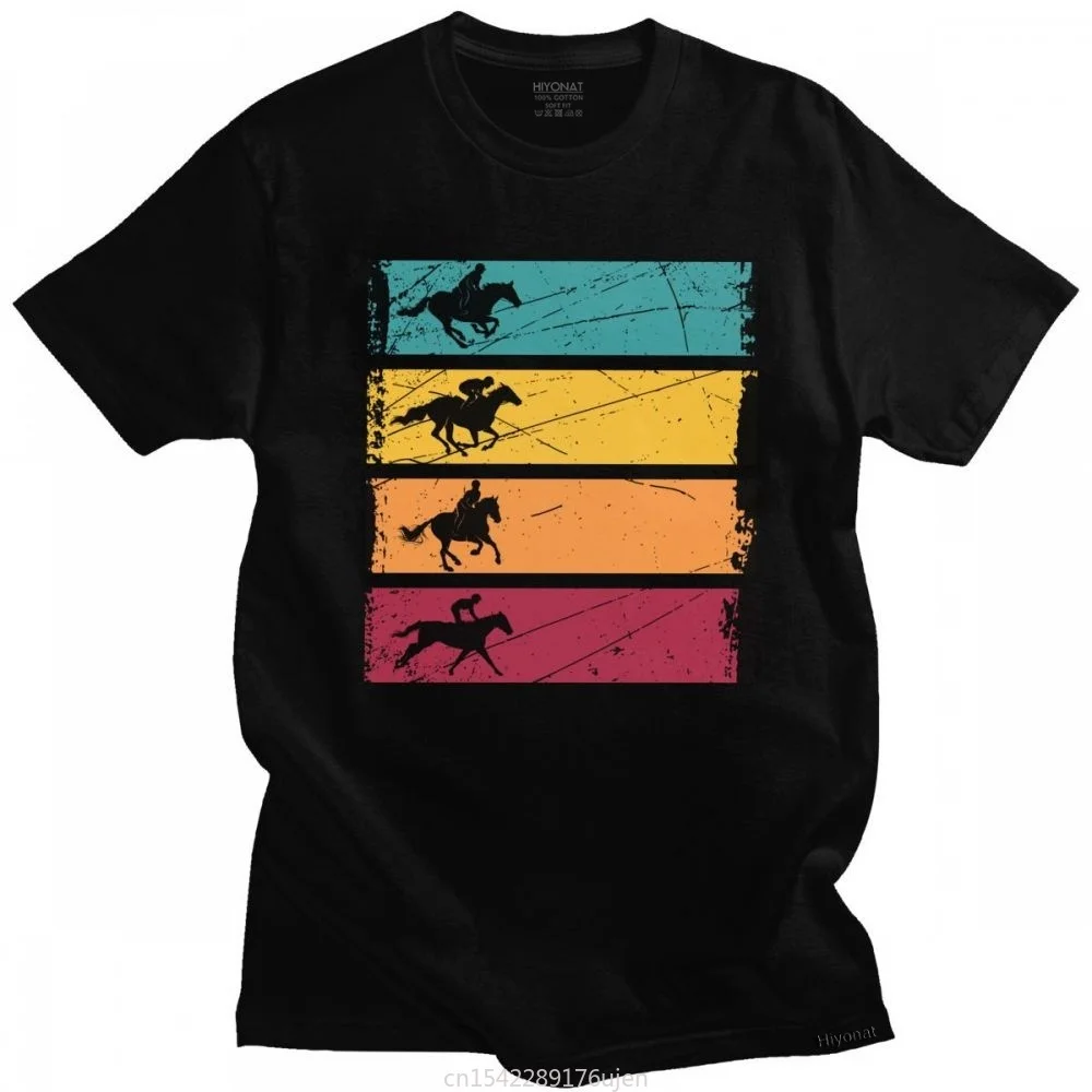 

Designer Equestrian Rider Tee Shirt Trendy Womens Vintage Horse Riding Tshirt Short Sleeve Lycra T-shirt Oversized Clothes Tops