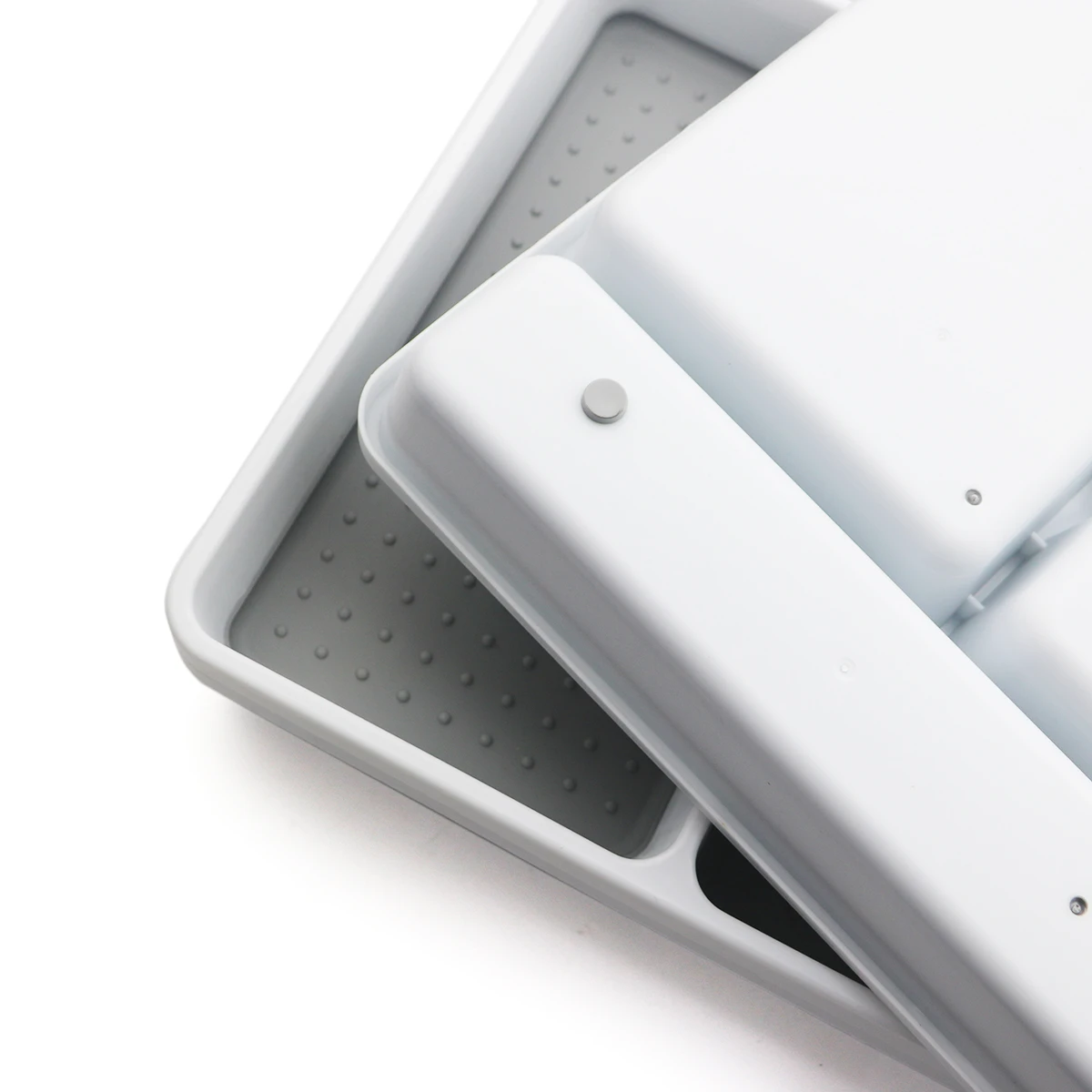 Пластиковый ящик для хранения столовых приборов поднос посуды Органайзер