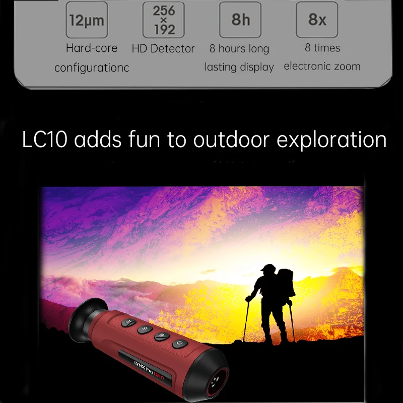 Тепловизор для охоты ручной тепловизор с функцией ночного видения и дальним