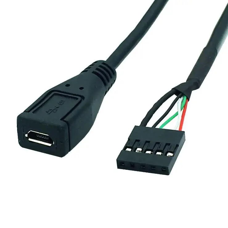 Кабель USB Micro 5Pin мама/DuPont 2 54/1*5P мама плата передачи линии 5P DuPont 54 0 5 м | Компьютеры и