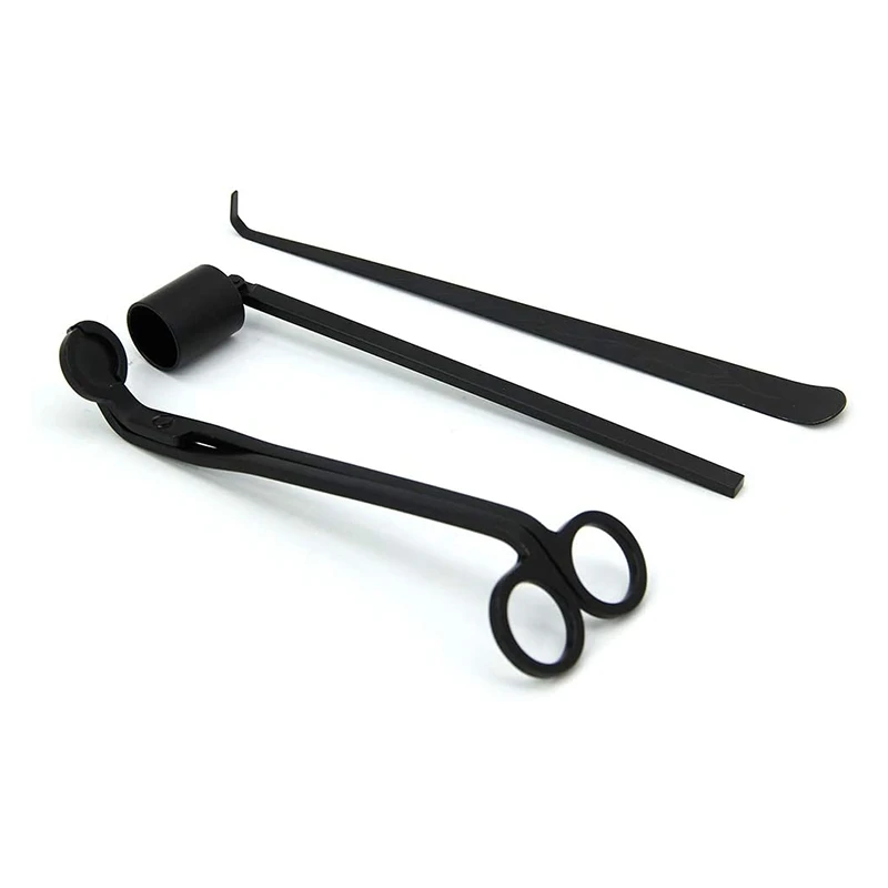 

1 набор, набор аксессуаров для свечей, триммер для фитилей, фитиль для свечей, черный фитиль для свечей