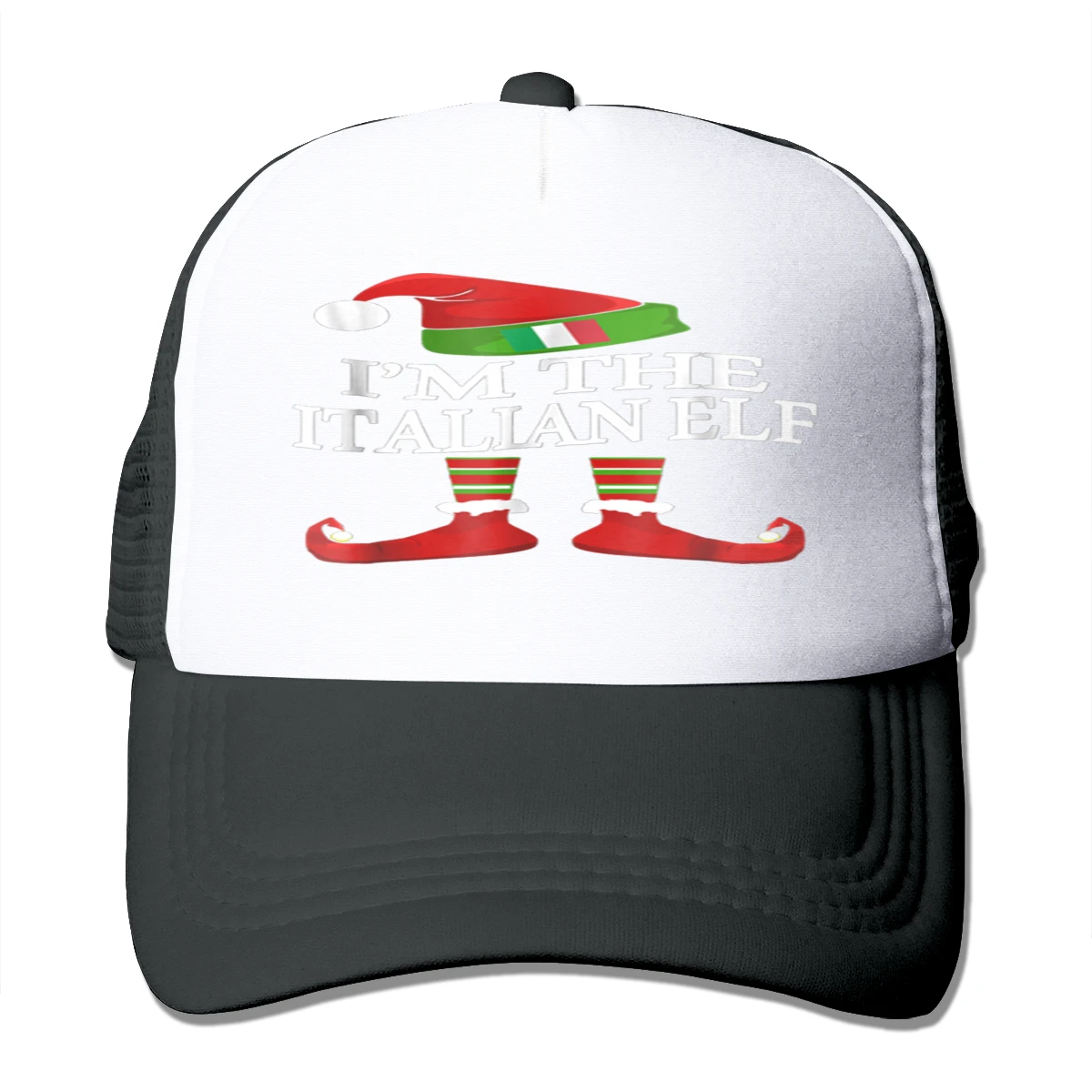 

Awesome Im The Italian Elf Matching Group Family Christmas Baseball Cap Trucker Hats Cap Men Women's Hats