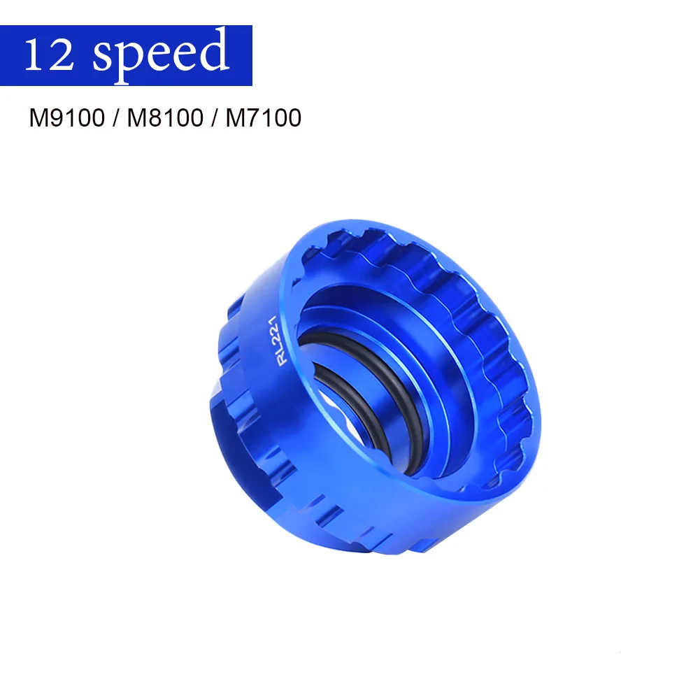 

Chainring Tool 12-Speed Mount Chainwheel Lockring Aluminum Alloy MTB Bike Chainring Direct Mount Tool for M7100/M8100/M9100