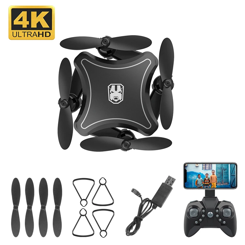 Дрон XKY KY902 складной 2 4 ГГц Wifi FPV камера 4K HD функция удержания высоты Безголовый