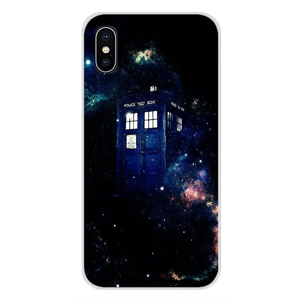Dr Who Tardis Police Box Glasxy For HTC One U11 U12 X9 M7 M8 A9 M9 M10 E9 Plus Desire 630 530 626 628 816 820 830 TPU Skin Cover | Мобильные