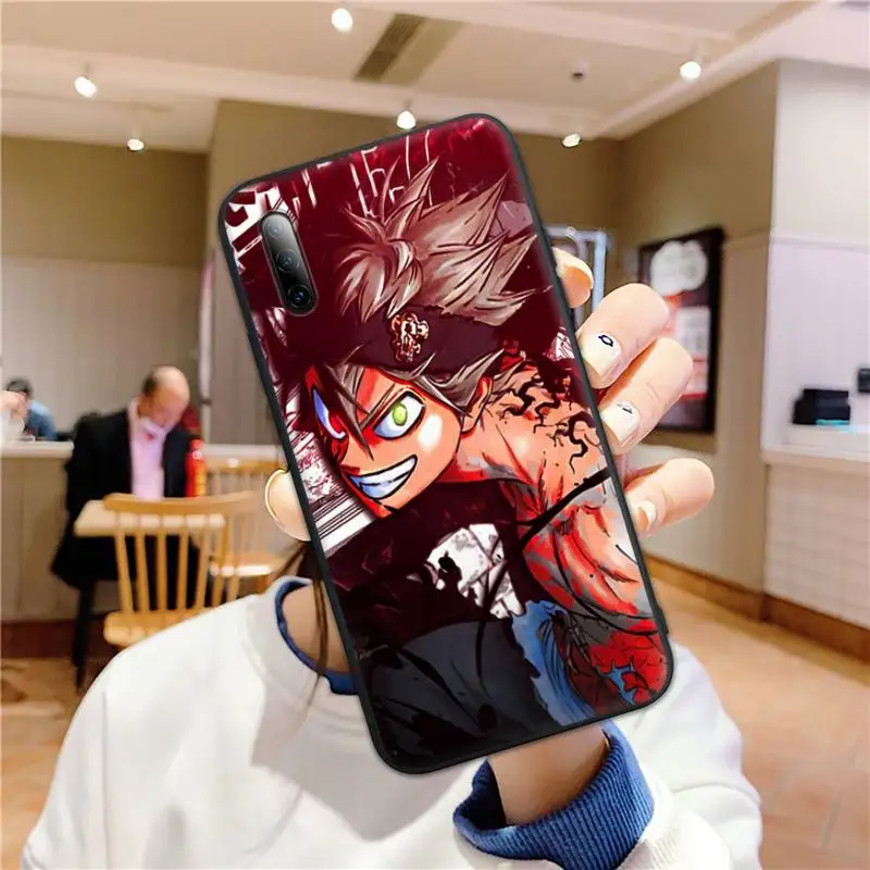 

Black Clover Anime Asta Phone Case for redmi 4X 5plus 6 6A7 7A 8 8A 9 note 4 8T 8pro 9 pro Case