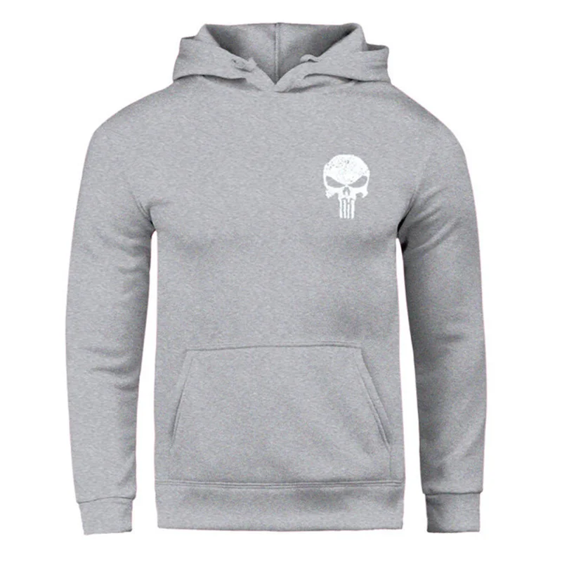 

Printed Fleece Pullover men's and women's casual hooded Street Sweatshirt men's skeleton Harajuku high quality top
