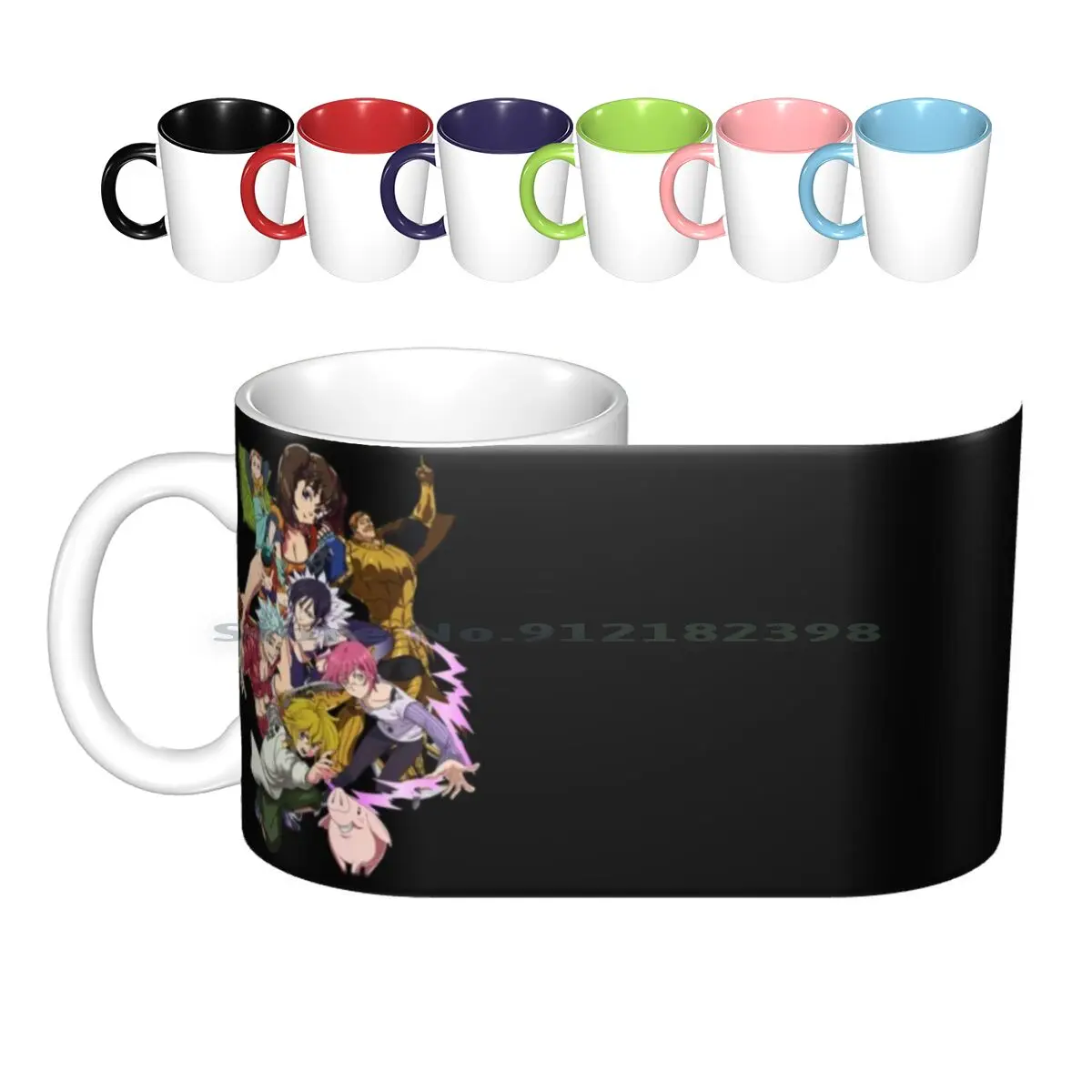 

Seven Deadly Sins Anime Ceramic Mugs Coffee Cups Milk Tea Mug The Seven Deadly Sins Anime Diane Ban Escanor Japanese Manga