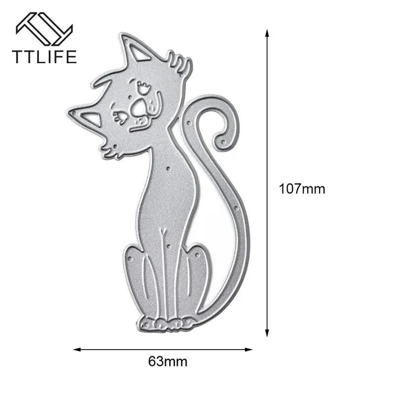 TTLIFE милые Вырубные штампы для скрапбукинга открыток тиснения трафарет вырубной