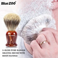 honorable gift box 3 sets bluezoo mens care two badgers hair shaving hu brush foam bowl beard shaving