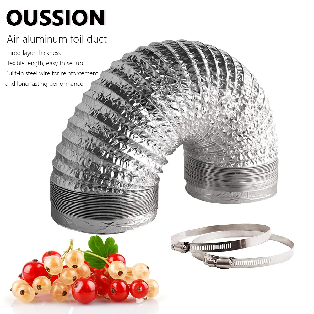 Воздуховод из алюминиевой фольги для вентиляционной палатки карбоновый фильтр с