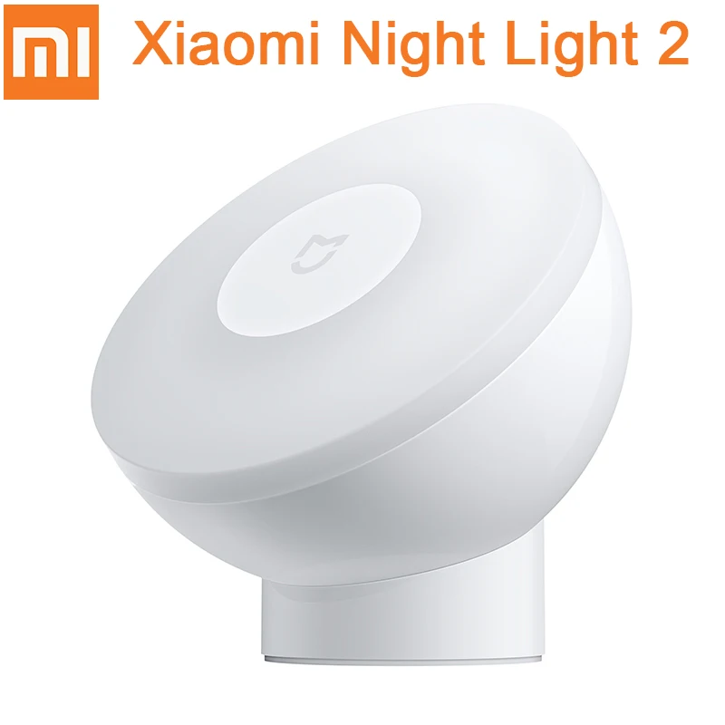 Оригинальный Xiaomi Mijia светодиодный индукционный ночник 2 Регулируемая яркость