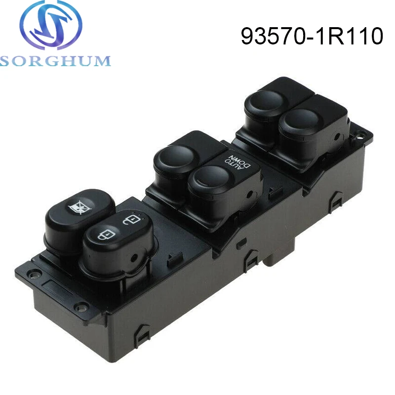 

93570-1R110 935701R110 Electric Master Power Window Control Switch For Hyundai Accent 2010-2017 93570-1R111