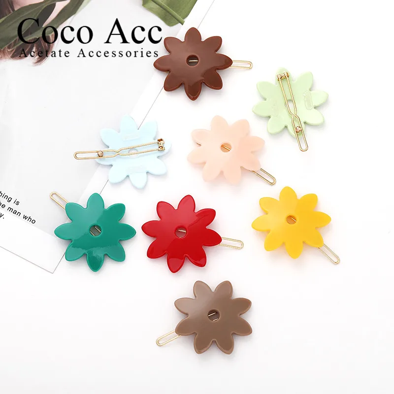 Оптовая продажа Лидер продаж на amazon милые заколки для волос конфетных цветов