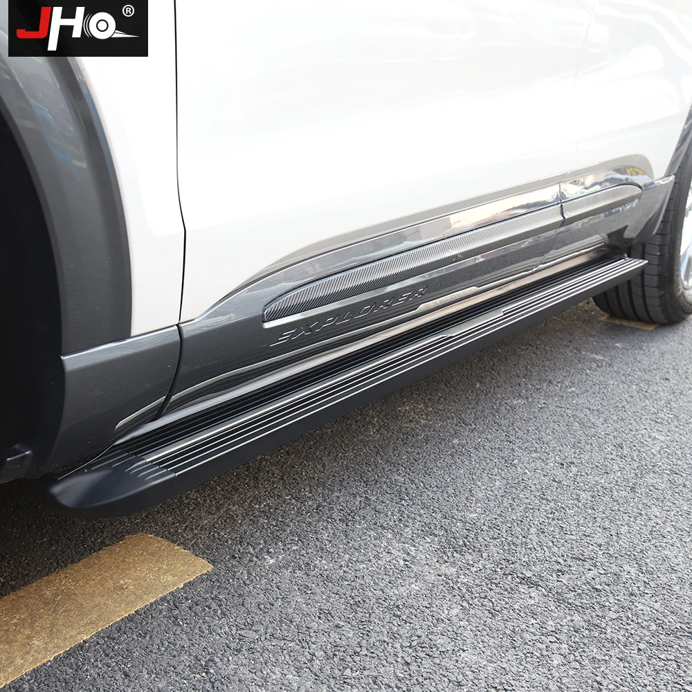

JHO Pedal Running Board Side Step Bar Nerf For Ford Explorer 2013-2021 2020 2019 2018 2017 2016 Limited Sport Car Accessories