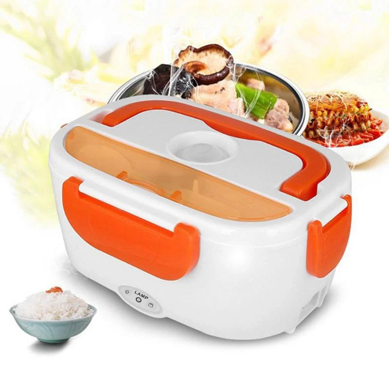 

12V 110V 220V Lunch Box Electric Heating Stainless Steel Lunch Box For Student Office Workers Portable Food Warmer Container