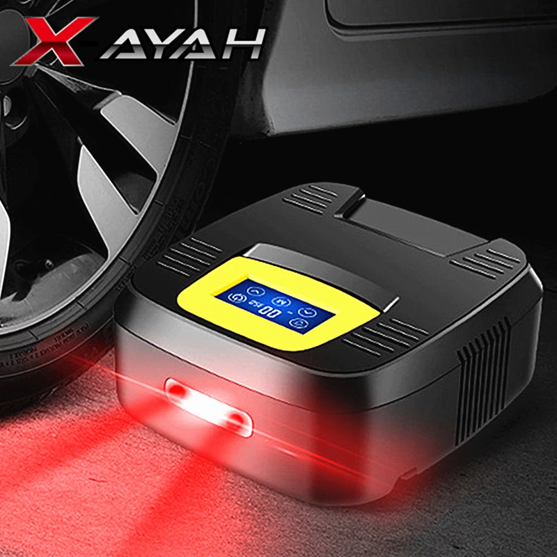 

150PSI Car Air Pump Car Air Compressor with Emergency Light Portable Electric Digital Tire Inflator for Car Motorcycle Bicycles