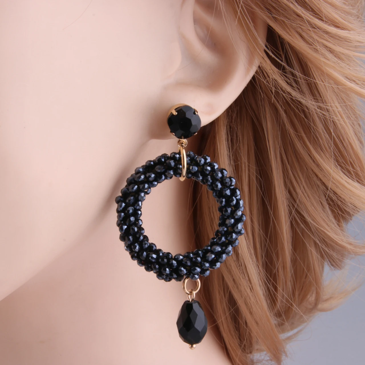 Висячие серьги с кристаллами для женщин модные Подвесные роскошные уживечерние