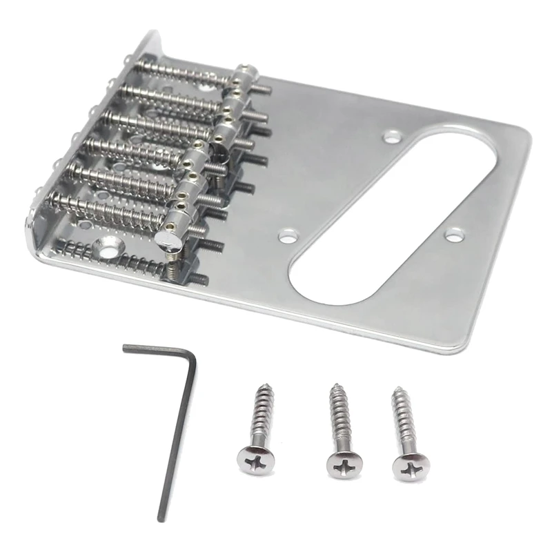 

Винтаж Стиль 6 Строки Седло Топ погрузчик мост беспроводного доступа в Интернет для Теле Telecaster Стиль Электрический запасные части для гитар...