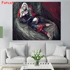 Новая алмазная живопись diy, аниме, фотообои с вампиром, полный квадратный круглый набор для мозаики, ландшафтный подарок PP1416