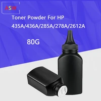 80g black toner powder for hp cb436a 436a 435a 388a 278a ce285a 285a for canon 328 326 912 325 725 925 313 713 laser printers
