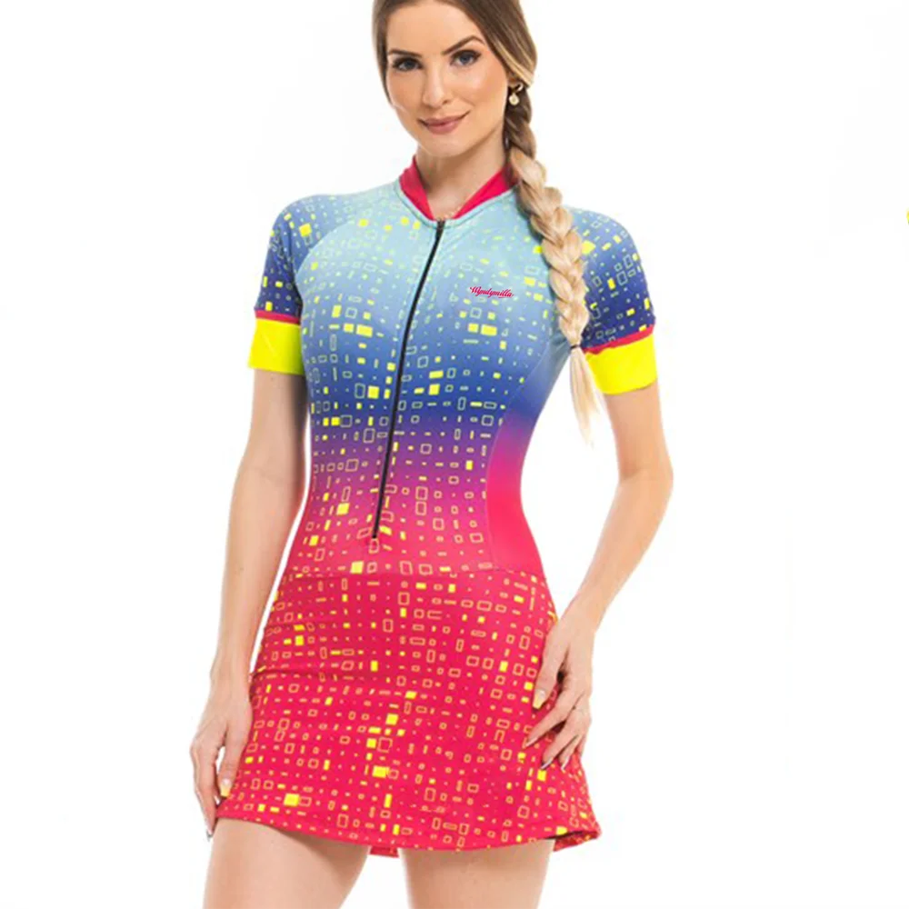 Женская велосипедная юбка Wyndymilla юбка-Джерси для триатлона